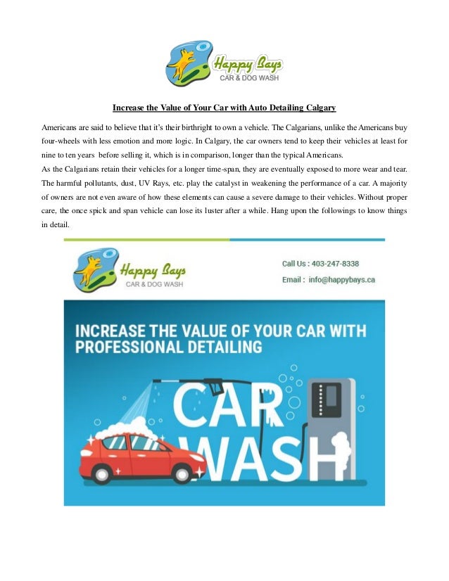 Increase the Value of Your Car with Auto Detailing Calgary