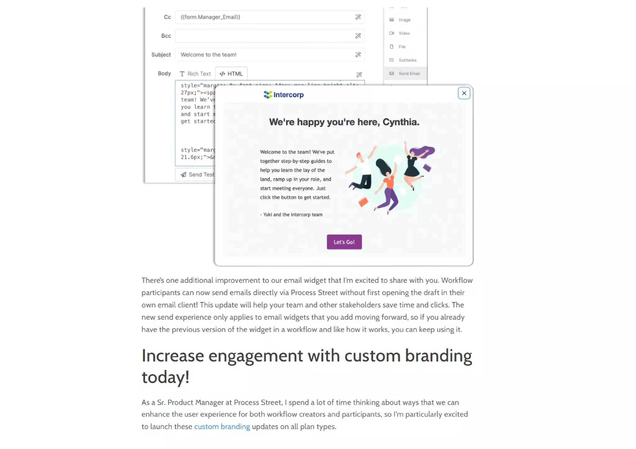 Increase Trust in Your Processes: Introducing Custom Branding
