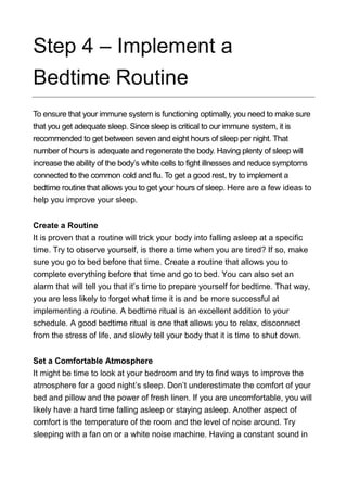 Good Routine Immunity 5 Steps To Increase Your Immunity | PDF