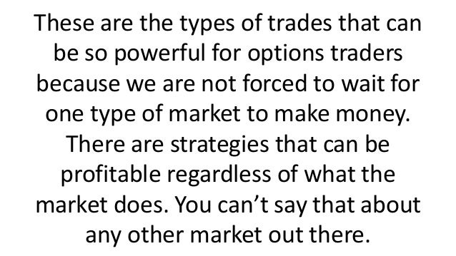 What do options traders make