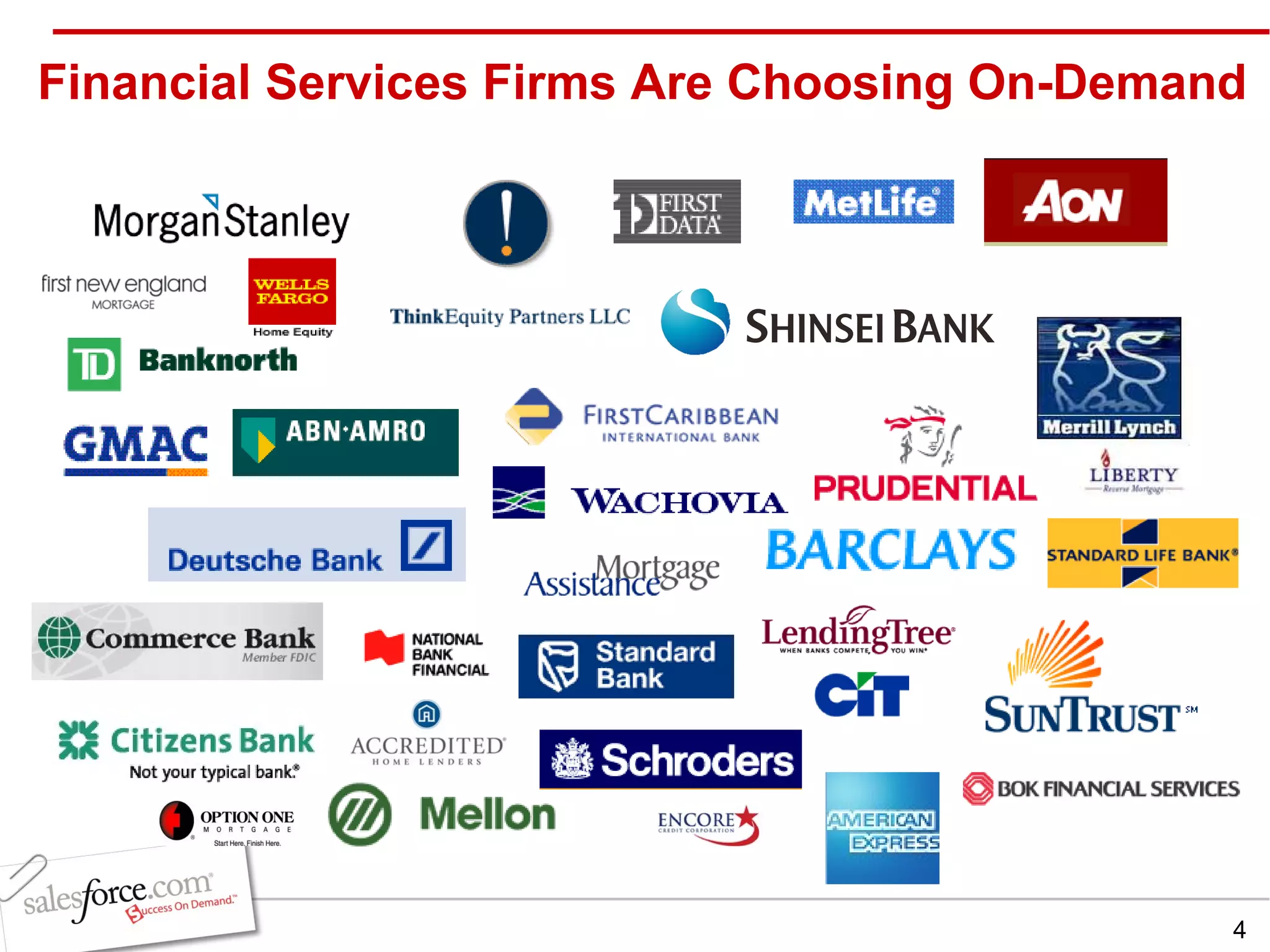 Financial Services Firms Are Choosing On-Demand   