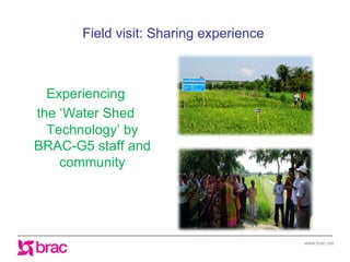 Increasing agricultural and aquacultural productivity in the coastal zone of Bangladesh: BRAC's effort