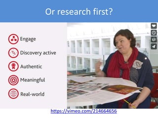 Or research first?
https://vimeo.com/214664656
 