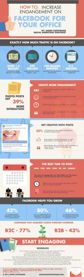 INFOGRAPHIC: How To Increase Facebook Engagement