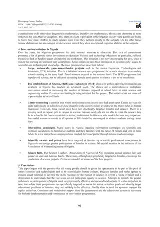 Increasing female participation in science and technology careers | PDF