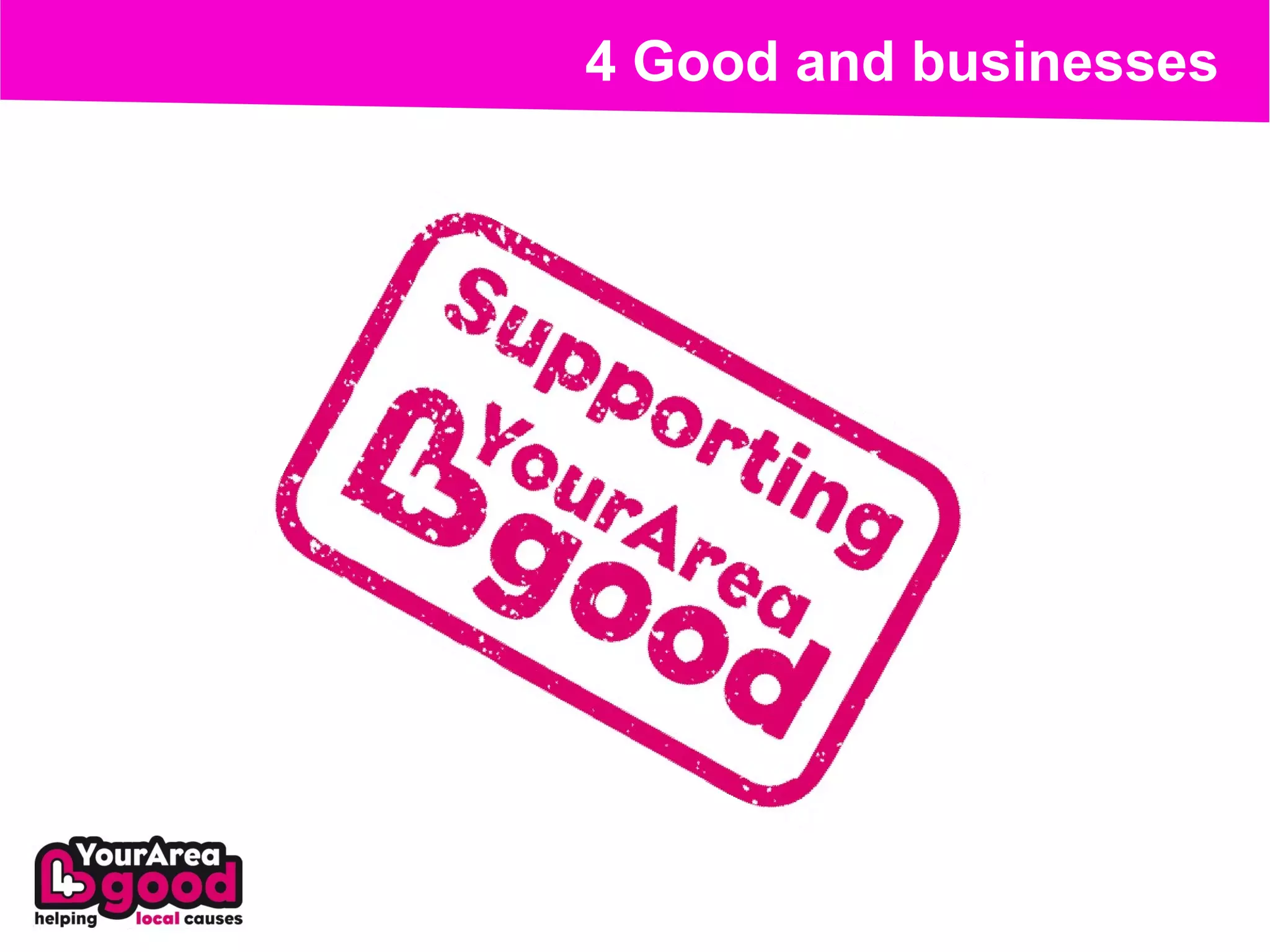 4 Good and businesses
 