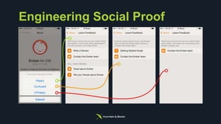 Engineering Social Proof
Ask for
reviews
in
update
notes
 