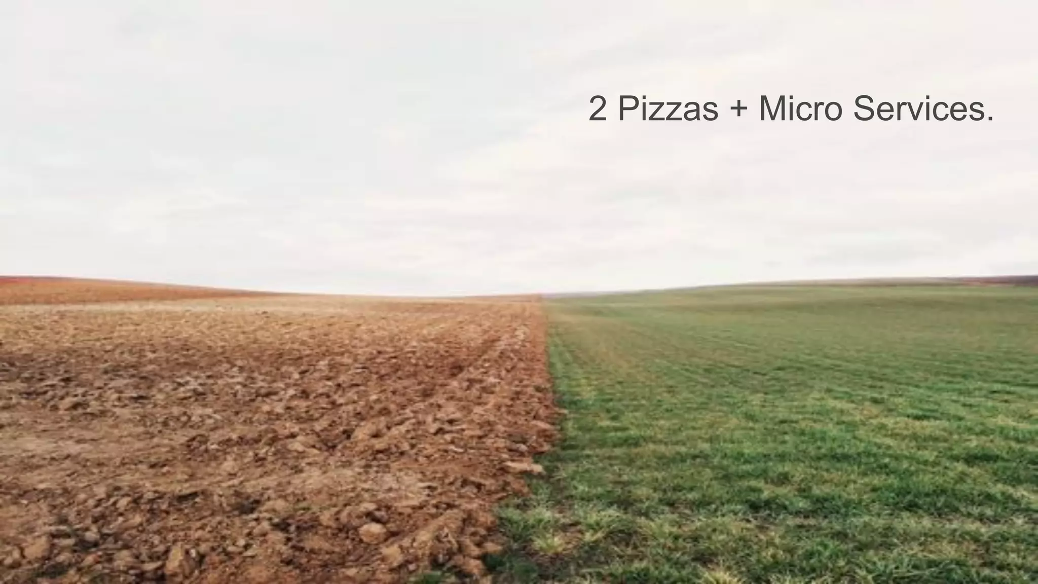 2 Pizzas + Micro Services.
 