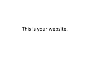 This is your website.  