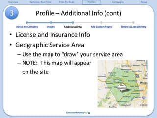 3Profile – Additional Info
