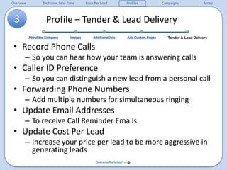 3Profile – Additional Info (cont)Customers love reading pages like “about the owner” and “why our business is special”