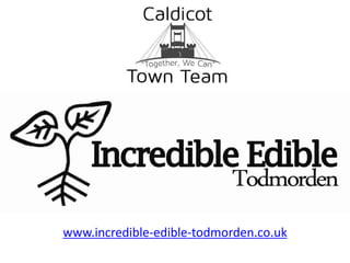 Stronger communties

www.incredible-edible-todmorden.co.uk

 