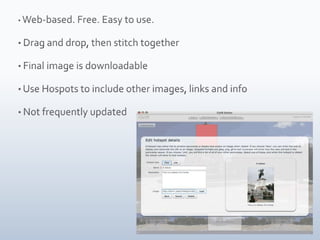 Flash-based sliding collages