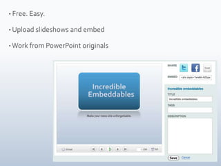  Clean interface and display