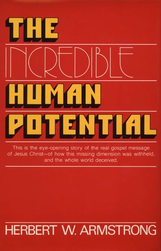 Incredible human potential (prelim 1978)