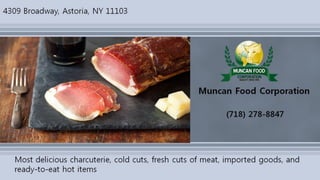 Incredible romanian butchery &amp; bacon in queens at muncan food corp