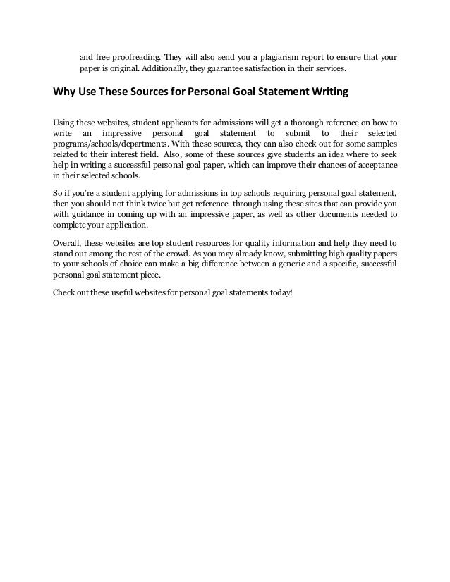 Personal Statement Writing Service: Get Help from Real Experts | blogger.com goal statement writing services