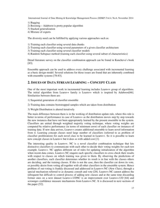 Incremental learning from unbalanced data with concept class, concept ...