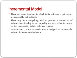 Comprehensive Overview of the Incremental Software Development Model | PPTX