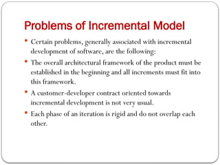 Comprehensive Overview of the Incremental Software Development Model | PPTX