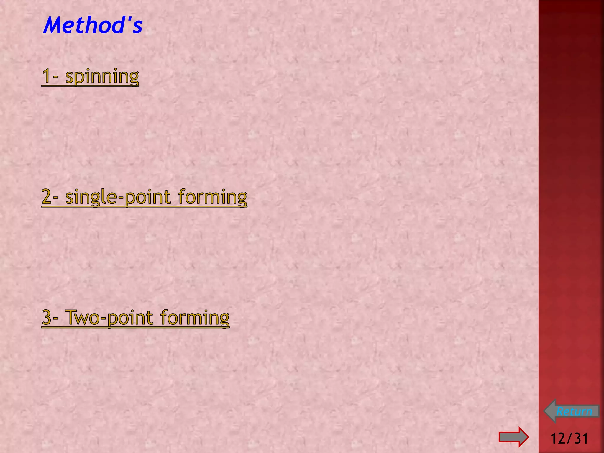 Incremental sheet metal forming - Incremental Single Point | PDF