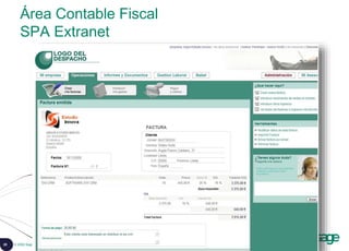 28 © 2008 Sage
Área Contable Fiscal
SPA Extranet
 