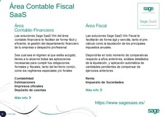 35 © 2008 Sage
Área Contable Fiscal
SaaS
https://www.sagesaas.es/
 