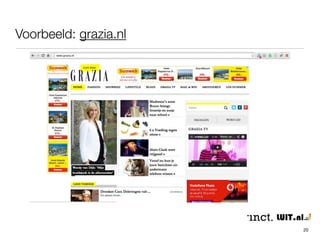 WordPress - header/footer (boven- en onderzijde) 
1 2 3 
2a 
2b 
(body) 
inhoud: 
bericht(en) 
of pagina 
header en footer grootte/positie 
20 
 