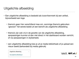 WordPress - deel 2 
3. uitgelichte afbeelding 
28 
 