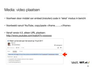 Media: een galerij aanmaken 
38 
 