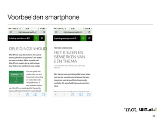 Voorbeelden smartphone 
29 
 