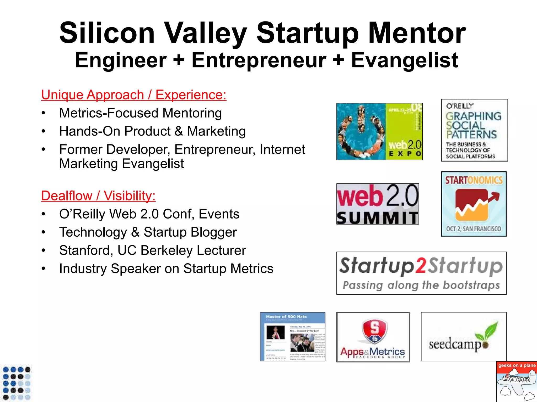 Startup Funding 1, 2, 3: Incubator, Angel, VC. 