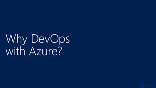 Why DevOps
with Azure?
 