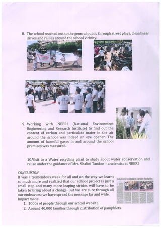 IND-2012-20 Universal School Tardeo -Our gentle footprints today will ...