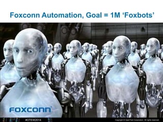 Copyright © OpenText Corporation. All rights reserved.#OTEW2014
Foxconn Automation, the Reality
 