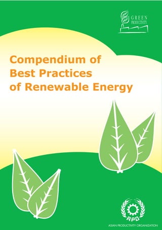 compendium of best practices of renewable energy-2011