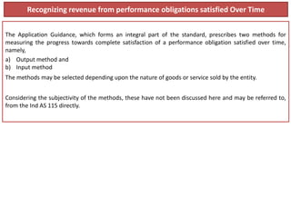 Ind AS 115 Revenue from Contracts with Customers | PPTX