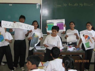 We informed stundents what they should do and not do about garbage.
 Garbage attracts dogs who eat the garbage and fall sick and may also
die.
 Not to leave food uncovered which attracts disease causing germs
 To throw garbage in the bins and not on the road as the land may
become dirty and unhygenic.
 Also not to throw garbage in water bodies as these may become dirty
and cause harm to us as well as nature.
 