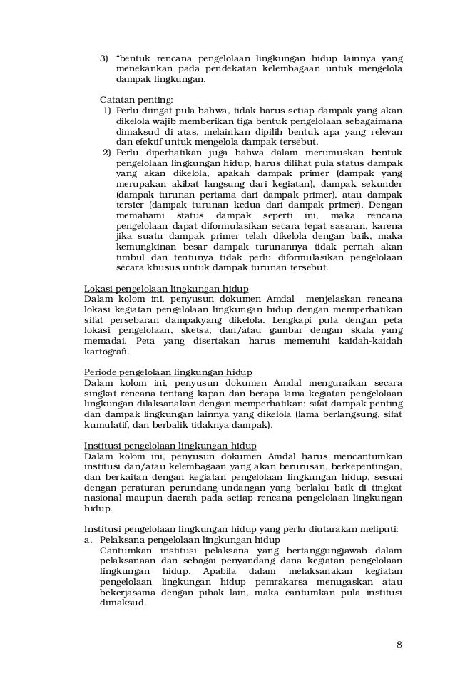 Ind puu-7-2012-permen lh 16 th 2012 penyusunan dokumen lh Ind puu-7-2012-permen lh 16 th 2012 penyusunan dokumen lh