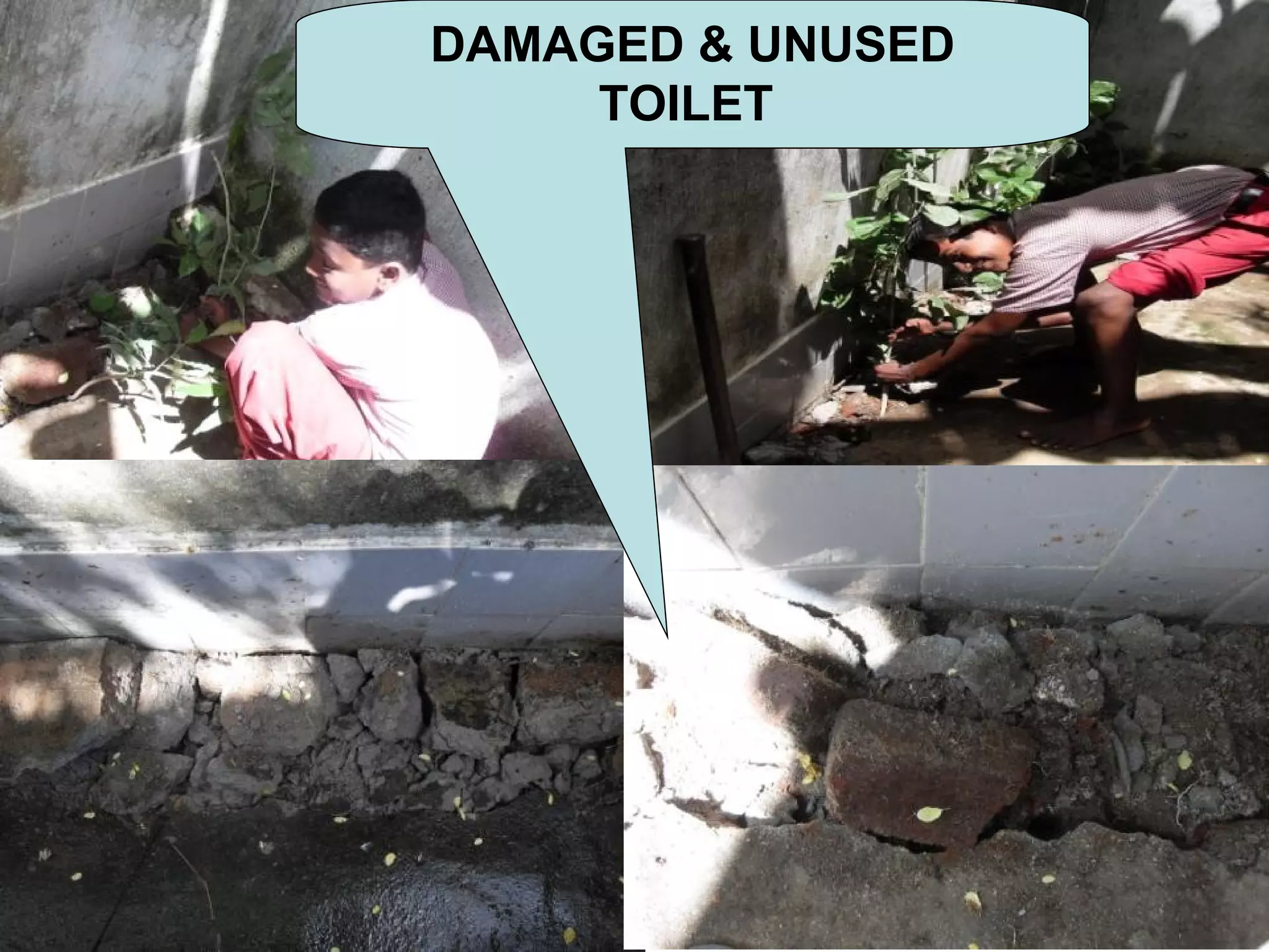 DAMAGED & UNUSED
TOILET