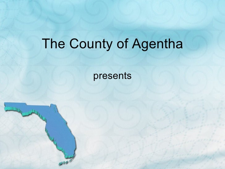 Florida Map PowerPoint Template