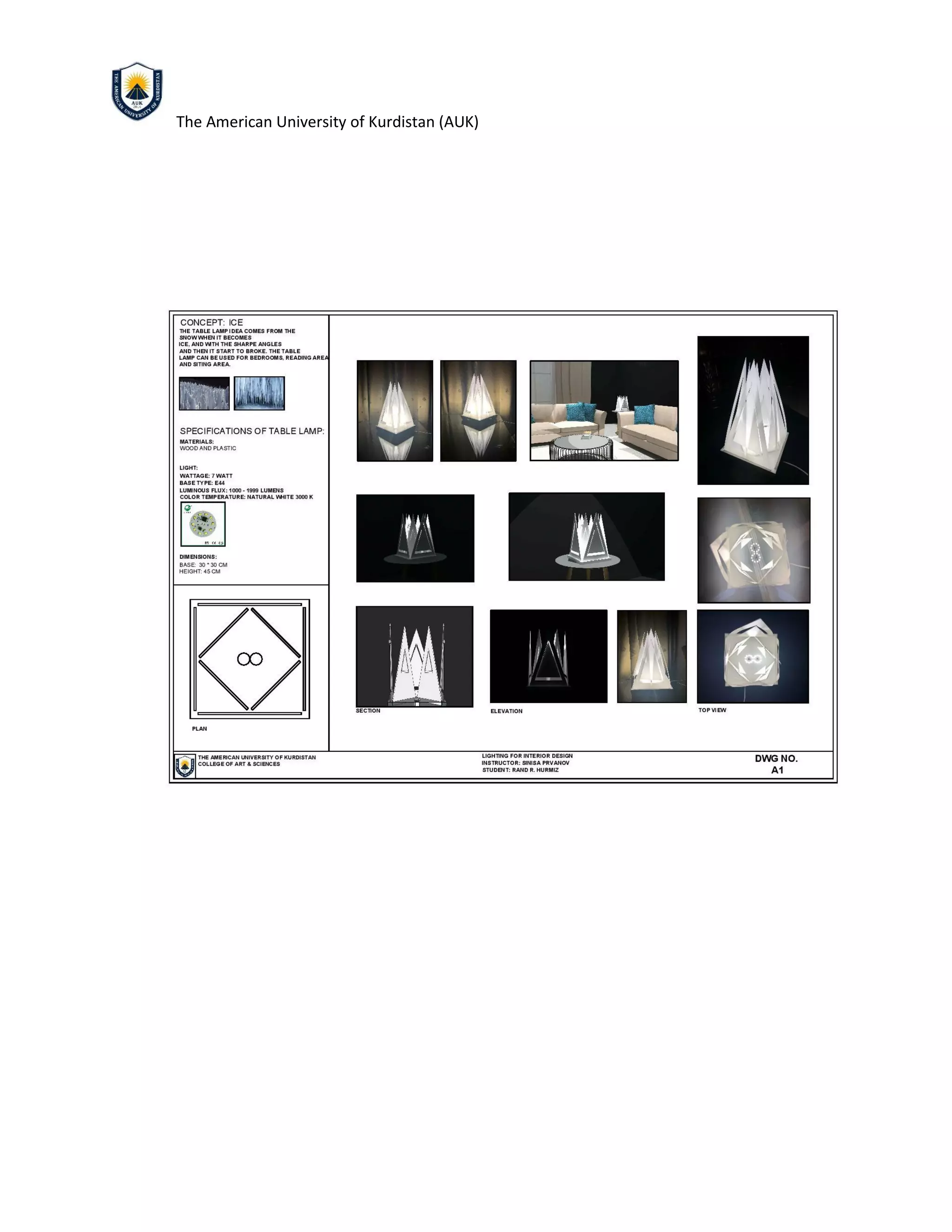 The American University of Kurdistan (AUK)
 