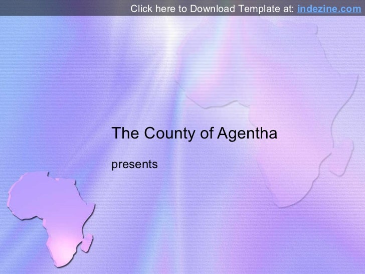 Africa Map PowerPoint Background