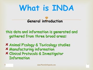 
What is INDA
03/22/15 3
General introductionGeneral introduction
this data and information is generated andthis data and...
