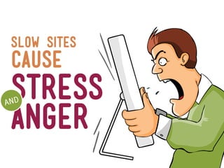 slow sites
 cause
 stress
AND

 anger
 