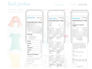 My Bag (0) $0.00                              My Bag (0) $0.00                                  My Bag (0) $0.00




                                                   Products My Account                 Stores    Products My Account                   Stores
Products My Account                   Stores
                                                    Back                                           Back


                                                   Tops                       Filter             Pearl Silver Trio Katamaran
                                                                                                 Pullover
                                                   Page 1 of 16




    Just Arrived
    Just Arrived in Plus Size
                                                   Pearl Silver Trio    Layering Tank
    Fall Looks We Love                             Katamaran            $29
    Basics in New Colors                           Pullover             More Colors
                                                   $61
                                                   More Colors



                                                                                                 Our timeless, easy-fitting all cotton rib 3/4
                                                                                                 Sleeve Logo Fem Top is available in a
                                                                                                 fresh color palette. 100% cotton mid-weight
                                                                                                 rib, Pearl Silver Trio nailhead,3/4 sleeves,
                                                                                                 small pocket detail on upper right sleeve,
                                                                                                 made in USA

                                                   Boxy Tank in         3/4 Sleeve Logo          $61
                                                   Rainbow Aquarium     Fem Top in
                                                                                                 Be the first to review this product
                                                   $34                  Sundance
                                                   More Colors          $44
                                                                        More Colors              Size

 Email Address                                                                                    Select a Size


                                                                                                 Color
Company | Press | Shop | Customer Care
Site Map | View Full Site


                                                                                                 Qty
© Fresh Produce
                                                   Embrace Me           Vintage Scoop             1
                                                   V-Neck Top in Baja   Neck T-Shirt in
                                                   $49                  Rainbow Aquarium
                                                   More Colors          $39
                                                                        More Colors
 