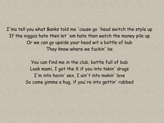 In Da Club Lyrics | PPT