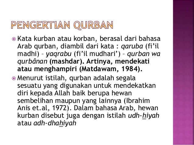 Indahnya Ber Qurban Di Jalan Allah Indahnya Ber Qurban Di Jalan Allah