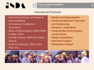 INDA Program & Student Work | PPTX