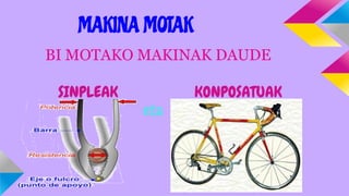 MAKINA MOTAK
BI MOTAKO MAKINAK DAUDE
SINPLEAK

KONPOSATUAK
eta

 